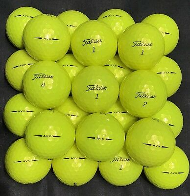 Copy of Copy of Copy2 of 12 TITLEIST AVX YELLOW GOLF BALLS GREAT TO EXCELLENT CONDITION - Mygolfballshop