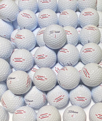 50 TITLEIST TRUFEEL WHITE GOLF BALLS AAAA FREE SHIPPING