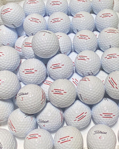 50 TITLEIST TRUFEEL WHITE GOLF BALLS AAAA FREE SHIPPING