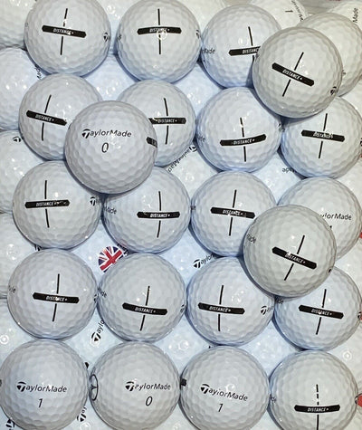 50 TAYLORMADE DISTANCE+ WHITE GOLF BALLS AAAA FREE SHIPPING